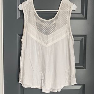 White Lace Tank